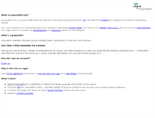 Tablet Screenshot of planet.polymathic.net